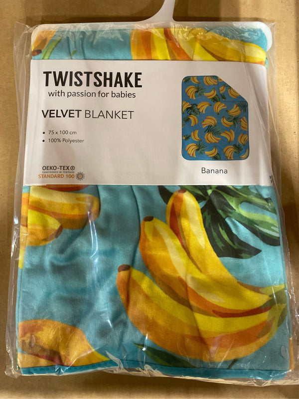TwistShake Velvet Baby Blanket 75cm x 100cm - L12 - 1700