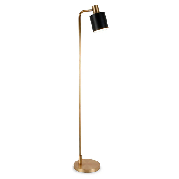 Hailey Home Thew 65-in Brass Standard Floor Lamp with Metal Shade - H9 - 1212