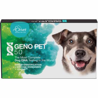 ORIVET Dog Breed DNA + Health Test - 1 Pack, Genopet+ Breed ID Kit | Comprehensive Canine Breed Identification Kit, Genetic Health Screening & Life -B8-1201