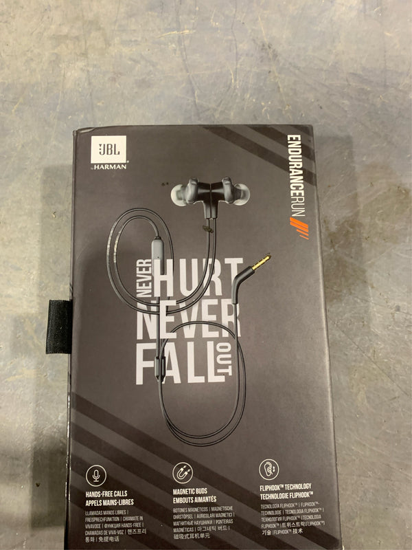 Jbl Endurance Sweatproof Wired Sports in-Ear Headphones Black -B7-1187