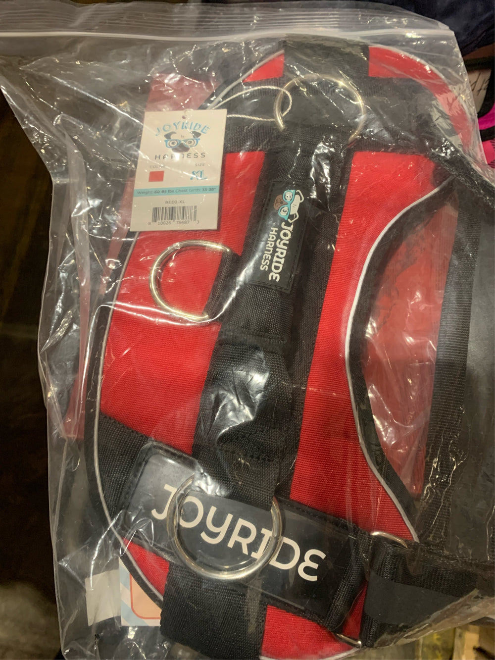 Joyride Harness 2.0 No Pull Easy On-Off Dog Harness, XLarge - Red - XLarge -E10-0196