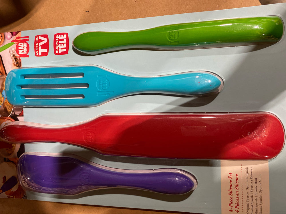 Mad Hungry 4-Piece Silicone Spurtle Set Assorted Multiple - G13 - 251