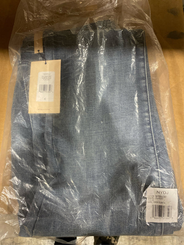 NYDJ Womens Sheri Slim Jean Size 6 - G8 - 1886