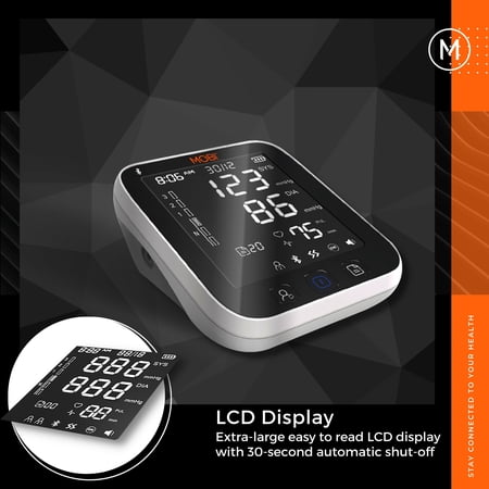 MOBI Connect Smart Bluetooth Upper Arm Blood Pressure Monitor Automatic Blood Pressure Machine - J8 - 1621
