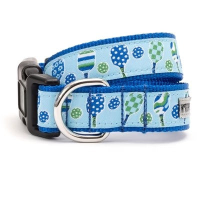 Pickleball Adjustable Dog Collar - The Worthy Dog - Blue - XS -F11-0203