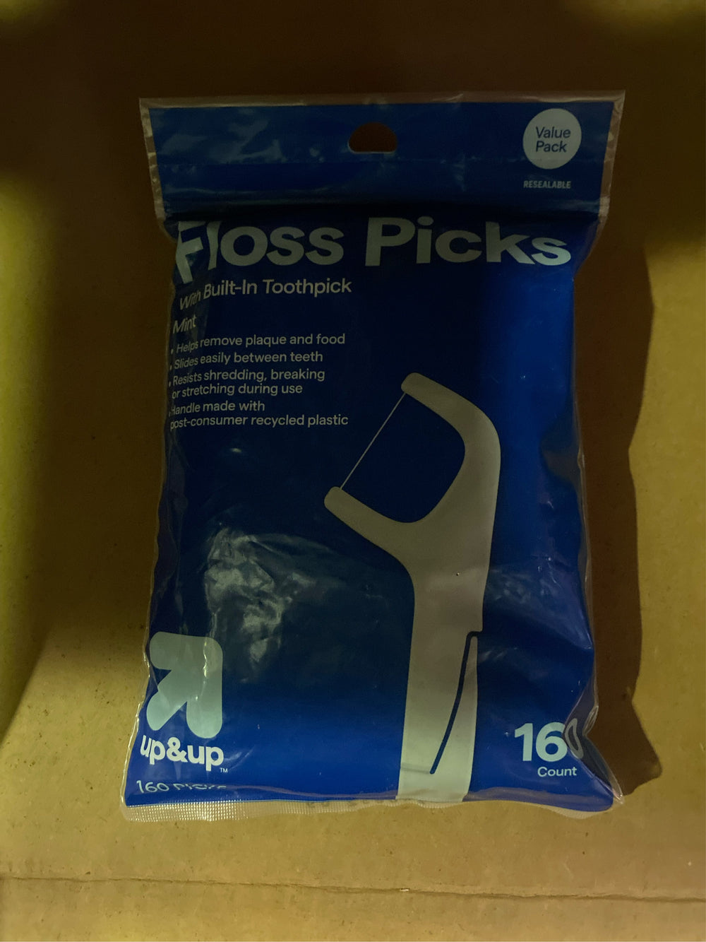Floss Picks Mint - 160ct - C4 - 372
