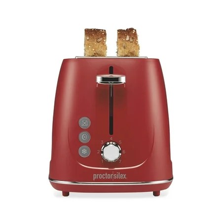 Proctor Silex 2-Slice Toaster, Wide Slots, 3 Prese