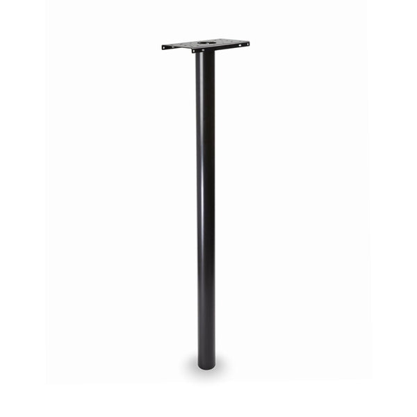 Architectural Mailboxes Pacifica 53.5 in. Powder Coated Black Galvanized Steel Mailbox Post - 1915