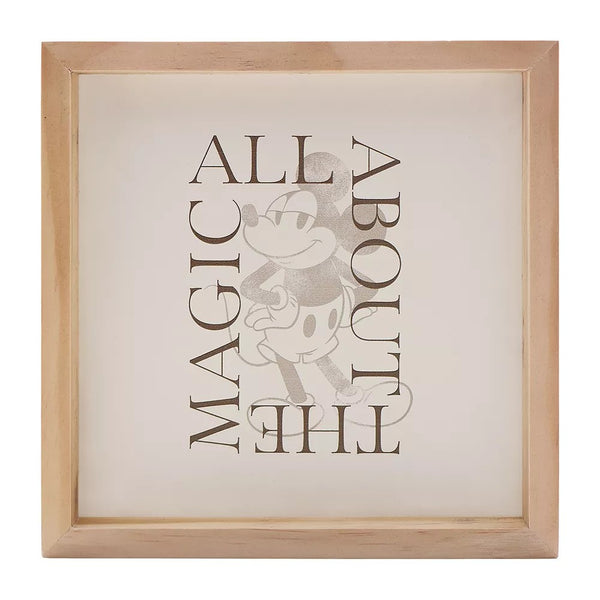 Disney's Mickey Mouse Magic Caption Box Table Decor by the Big One , Wood -A11-1275