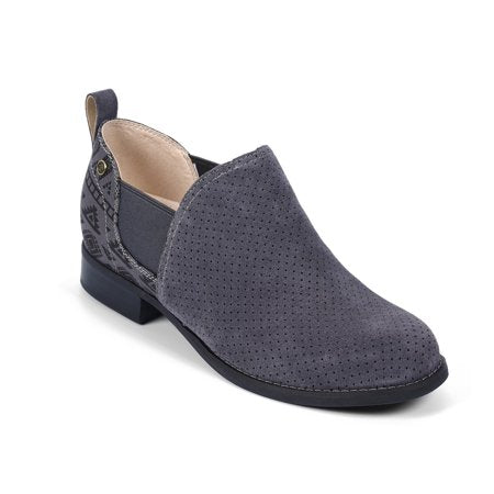 Spenco Women's Casual Boots Iron - Iron Gate Perforated Wolfridge Suede Ankle Boot - Women Size 7.5B - F11 - 904