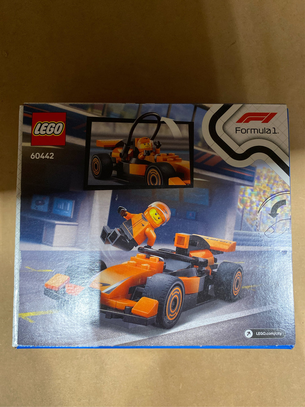 LEGO City F1 Driver with McLaren Race Car Building Toy Multi - B6 - 1115
