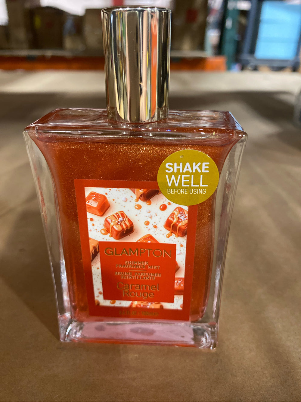 Glampton Caramel Rouge Shimmer Fragrance Mist 3.4 oz - K3 - 1427