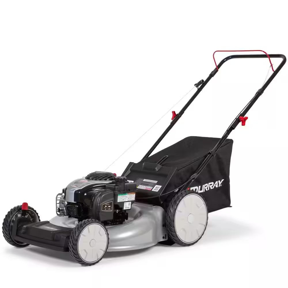 21 in. 140 cc Briggs and Stratton Walk Behind Gas Push Lawn Mower with Height Adjustment and with Mulch Bag 1121