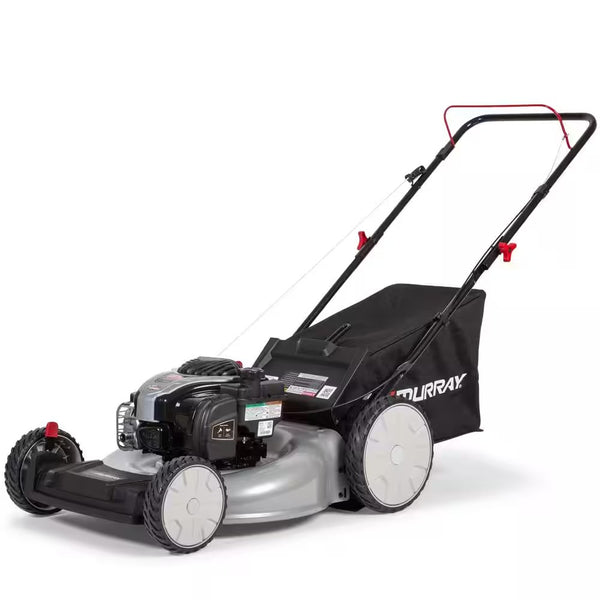 21 in. 140 cc Briggs and Stratton Walk Behind Gas Push Lawn Mower with Height Adjustment and with Mulch Bag 1121