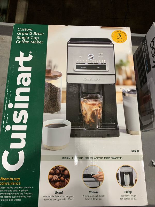 Cuisinart Grind & Brew Single-Serve Coffee Maker -C10-1244