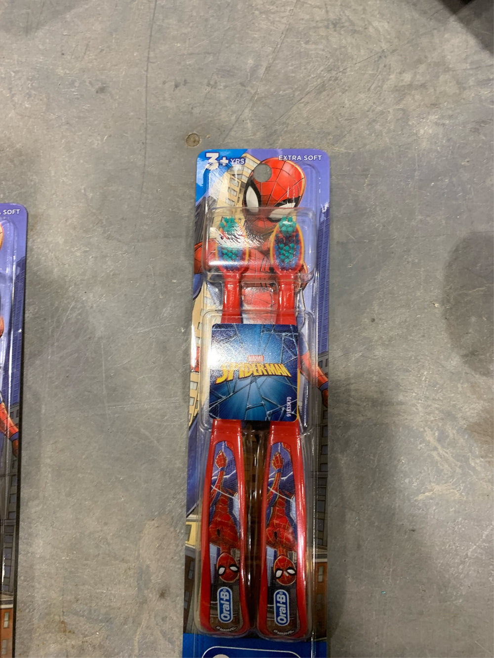 (Pack of 3) Oral-B Kid's Manual Toothbrush featuring Marvel's Spider-Man Soft Bristles for Children and Toddlers - 2ct (Graphics may vary) - C5 - 354 -C6-1138 -C6-1139