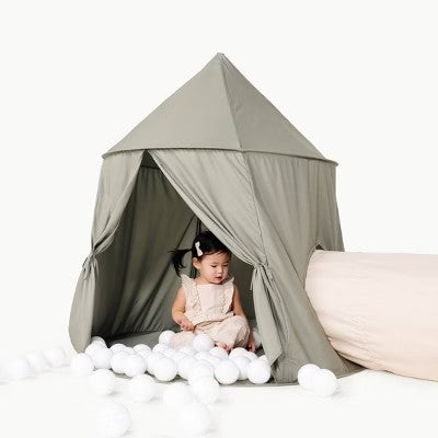 Rollic by Gathre Playroom Bundle Tent Tunnel and Ball Pit - Cream 1686