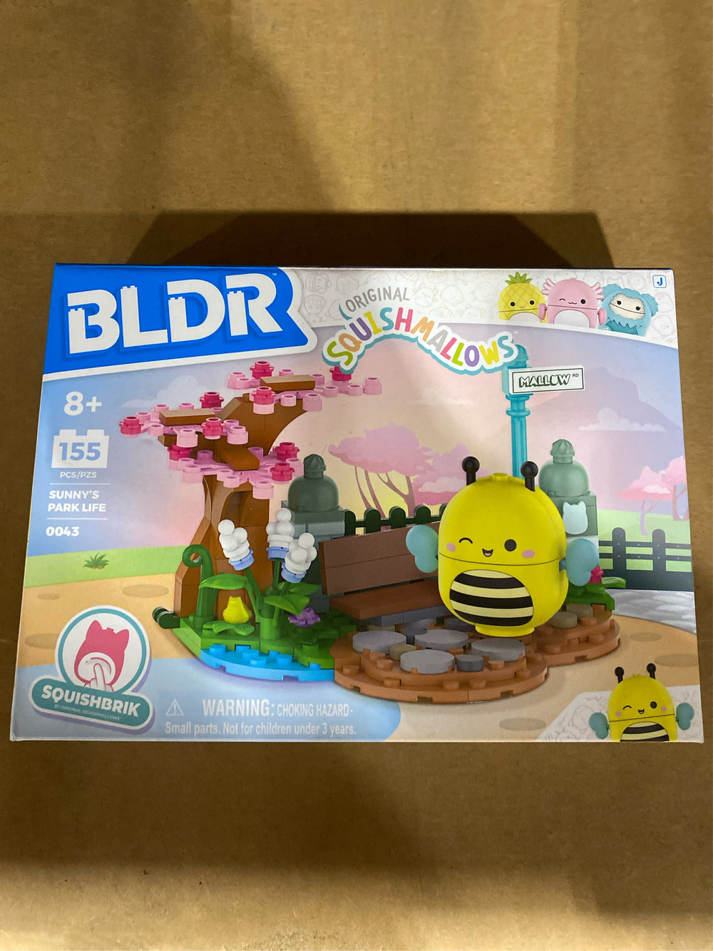 Squishmallows Sunny's Park Life Building Set - 155pc: BLDR, Enhances Fine Motor Skills, Plastic - K1 - 1409