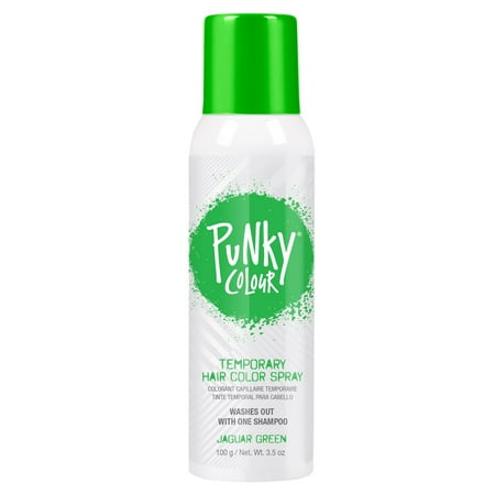 Punky Color Temporary Hair Color Spray, Jaguar Green, 3.5 oz - B6 - 1528