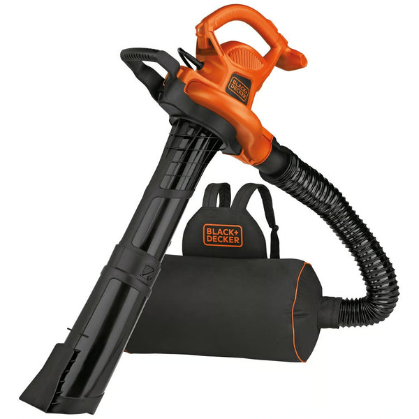 Black+Decker 250 mph 400 CFM Electric Backpack Blower/Mulcher/Vac 1869