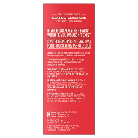 Old Spice Classic After Shave 6.37 oz - K3 - 1425