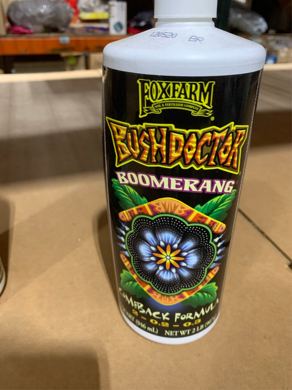 FoxFarm BushDoctor Bommerang Organic Liquid Comeback Formula Plant Food 1 qt -F10-0146