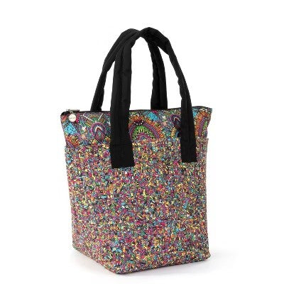 SAKROOTS Women's Culver Tote, Rainbow Wanderlust Woven - A11 - 698