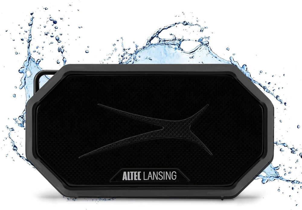 Altec Lansing Portable Bluetooth Speaker HYDRAMINI 2.0, IP67 Waterproof, Portable Speaker, 12h Playtime, Wireless Pairing, USB-C Quick Charge, Magnetic Bluetooth, Voice Assistant Integration - C11 - 504