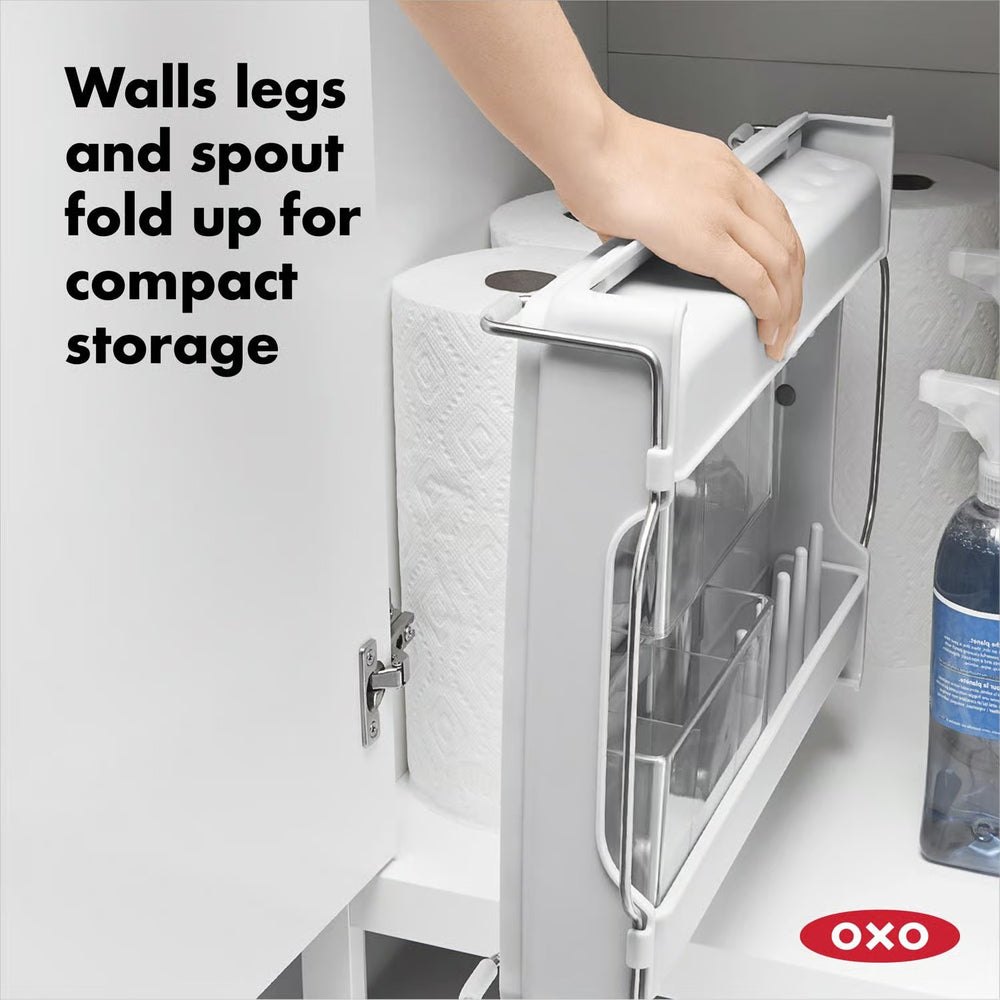 OXO Good Grips 19 in. L X 16 in. W X 5 in. H Gray Stainless Steel Dish Rack -G13-0235