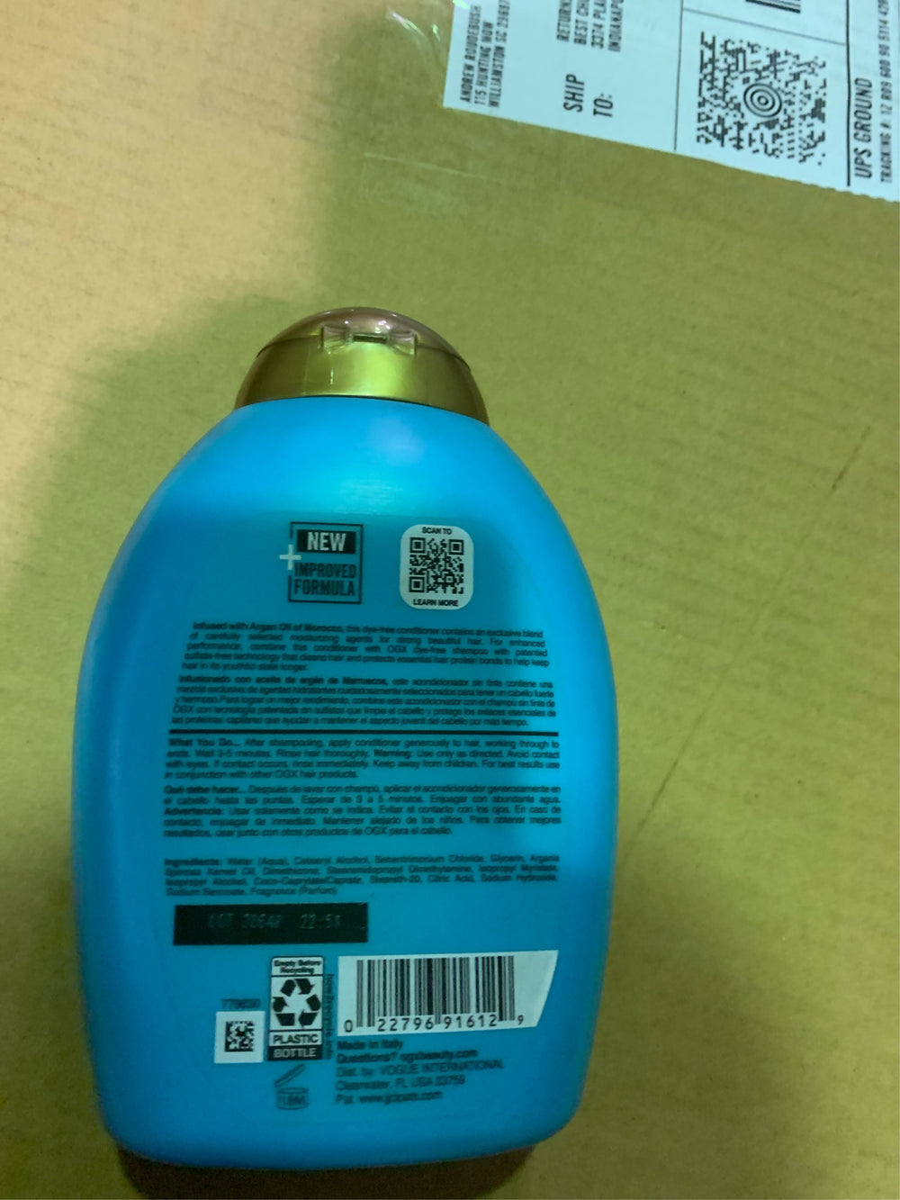 OGX Renewing + Argan Oil of Morocco Hair Soften & Strengthen Conditioner - 13 fl oz -B1 -0319