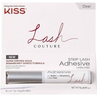 3 pac KISS Products Lash Couture Super Strong False Eyelashes Adhesive - Clear - 0.17oz -B13-1344