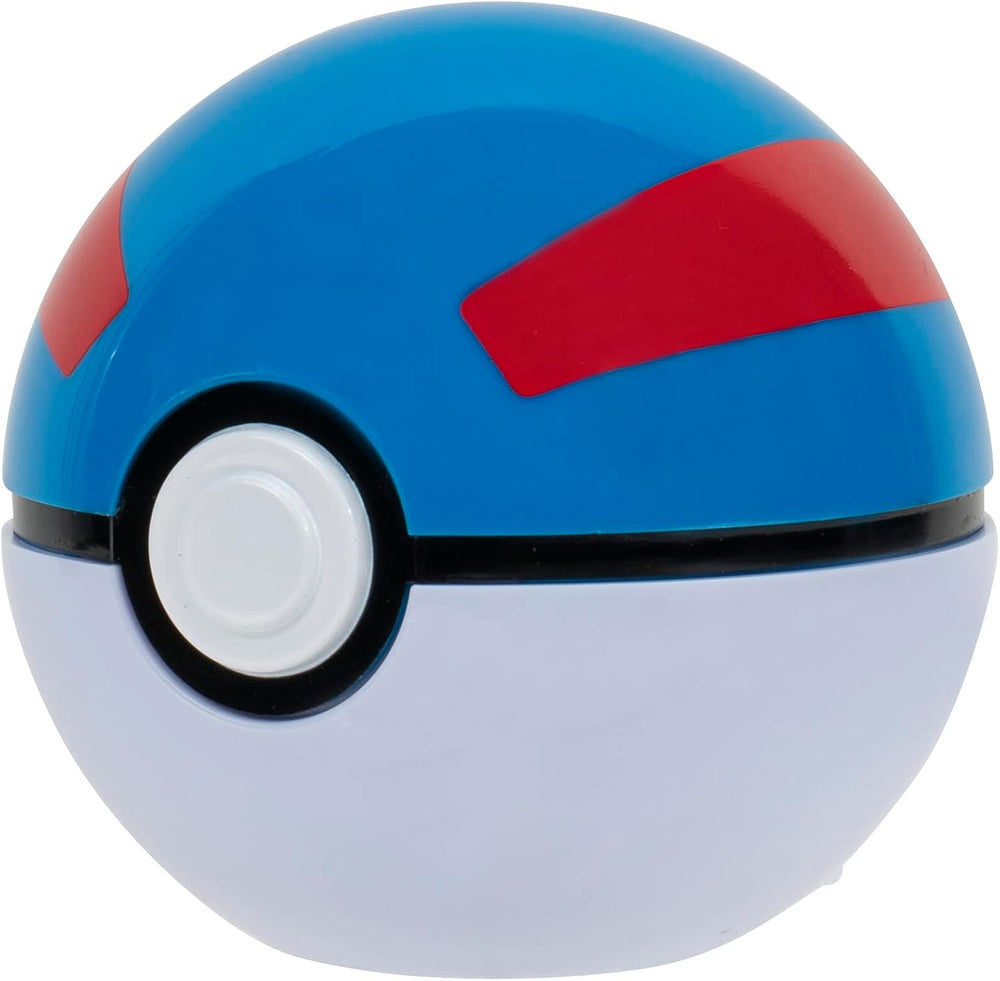 Pok mon PKW3135 Clip 'n'Go Pok  Balls Alola Vulpix & Super Ball, Official Pok ball with 5 cm Figure 1463