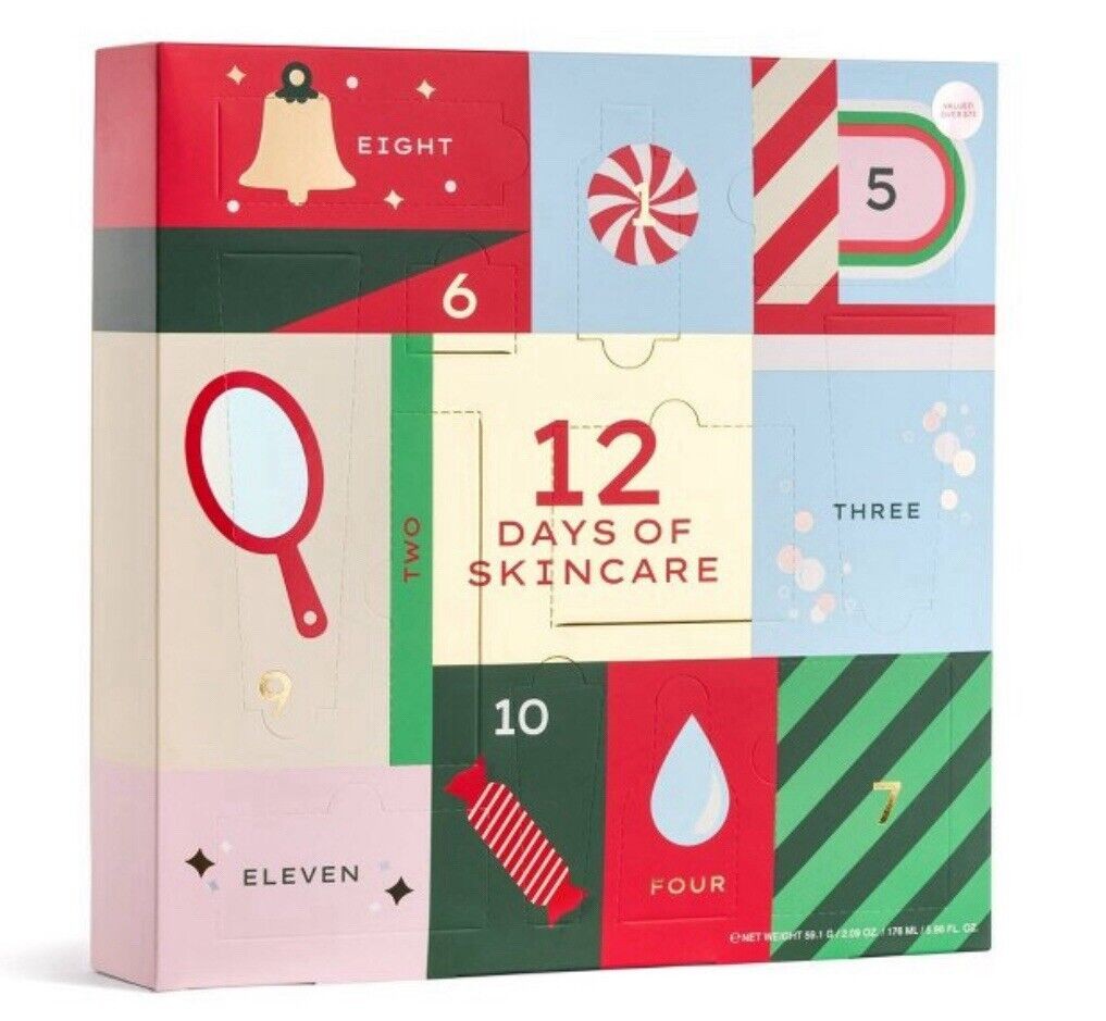 12 Days of Skincare Gift Set~12ct Target 2024 Adve
