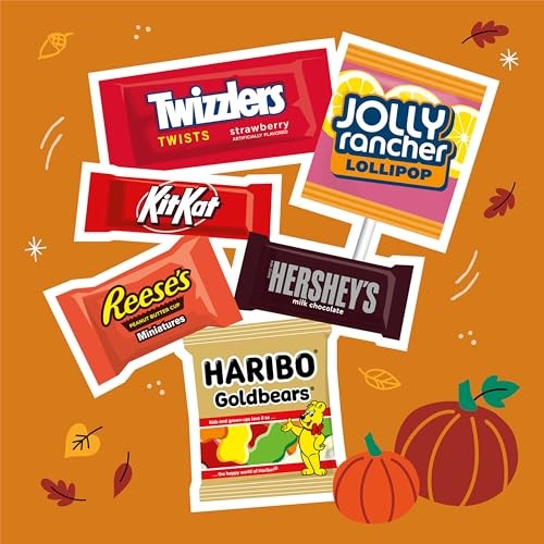 (Lot of 2) HERSHEY'S Chocolate and Sweets Assorted Halloween Candy Miniatures - 20.93oz/65pc - J8 - 1630