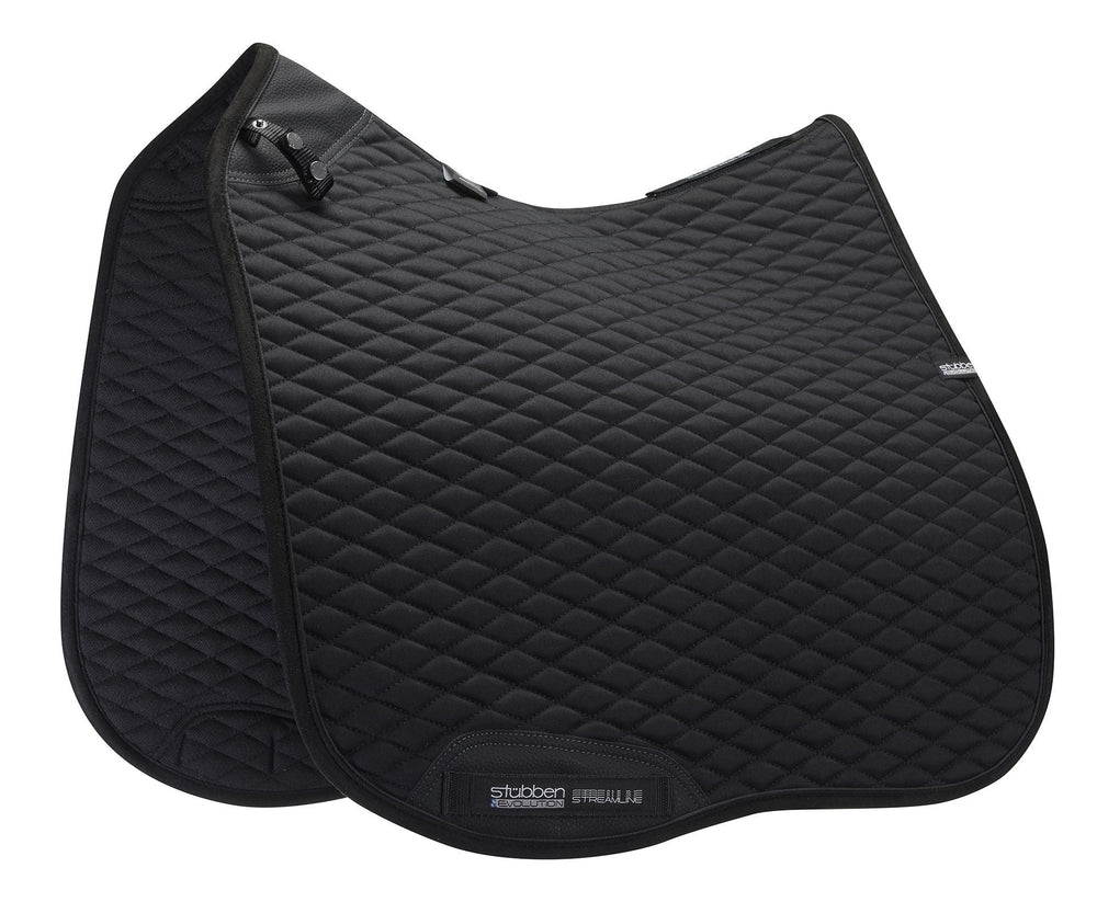Stubben Streamline Dressage Pad - Black / L - C6 - 519
