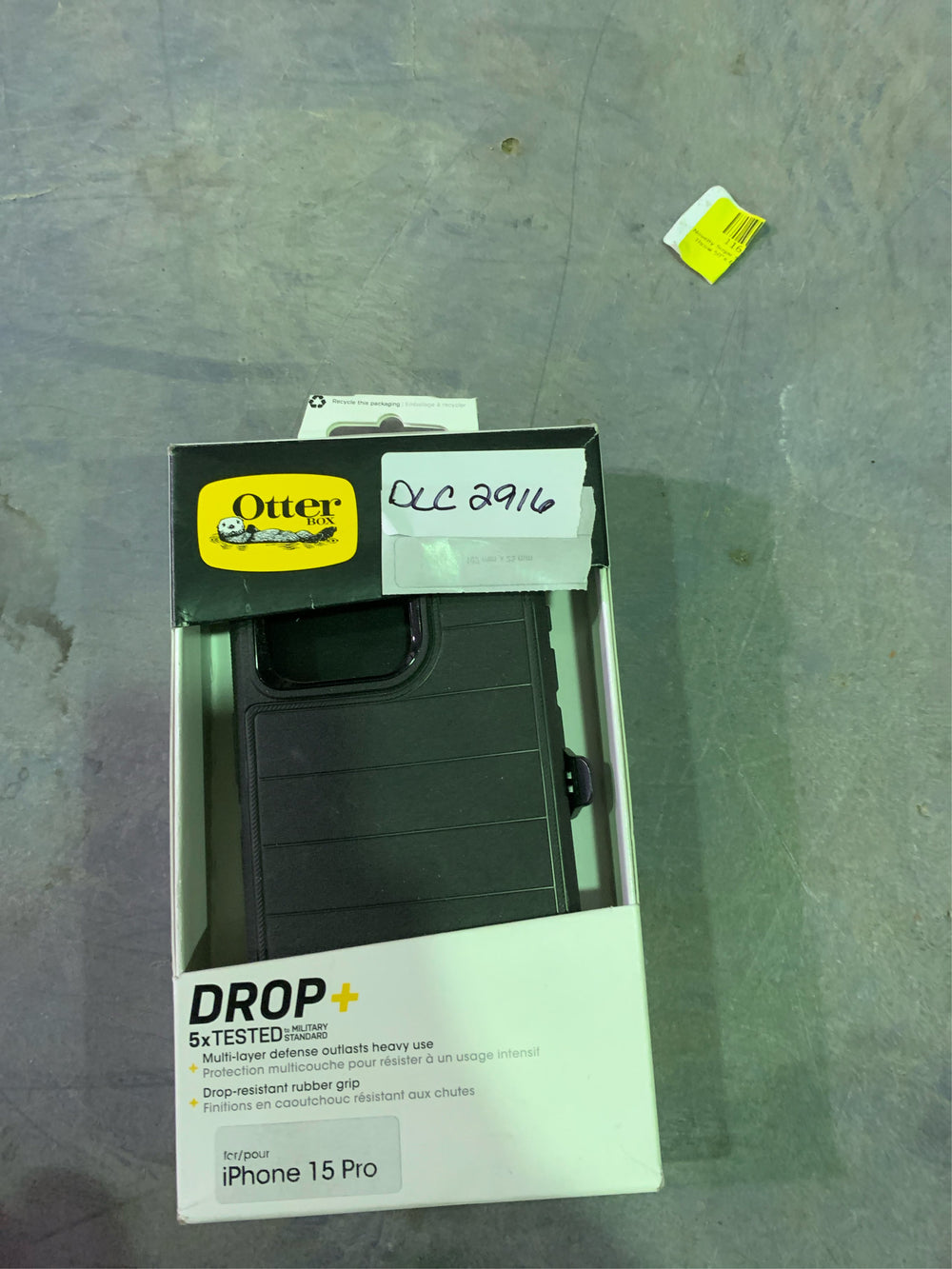 OtterBox iPhone 15 Pro Defender Series Pro Case - Black: Polycarbonate Bump-Resistant -B5-0483