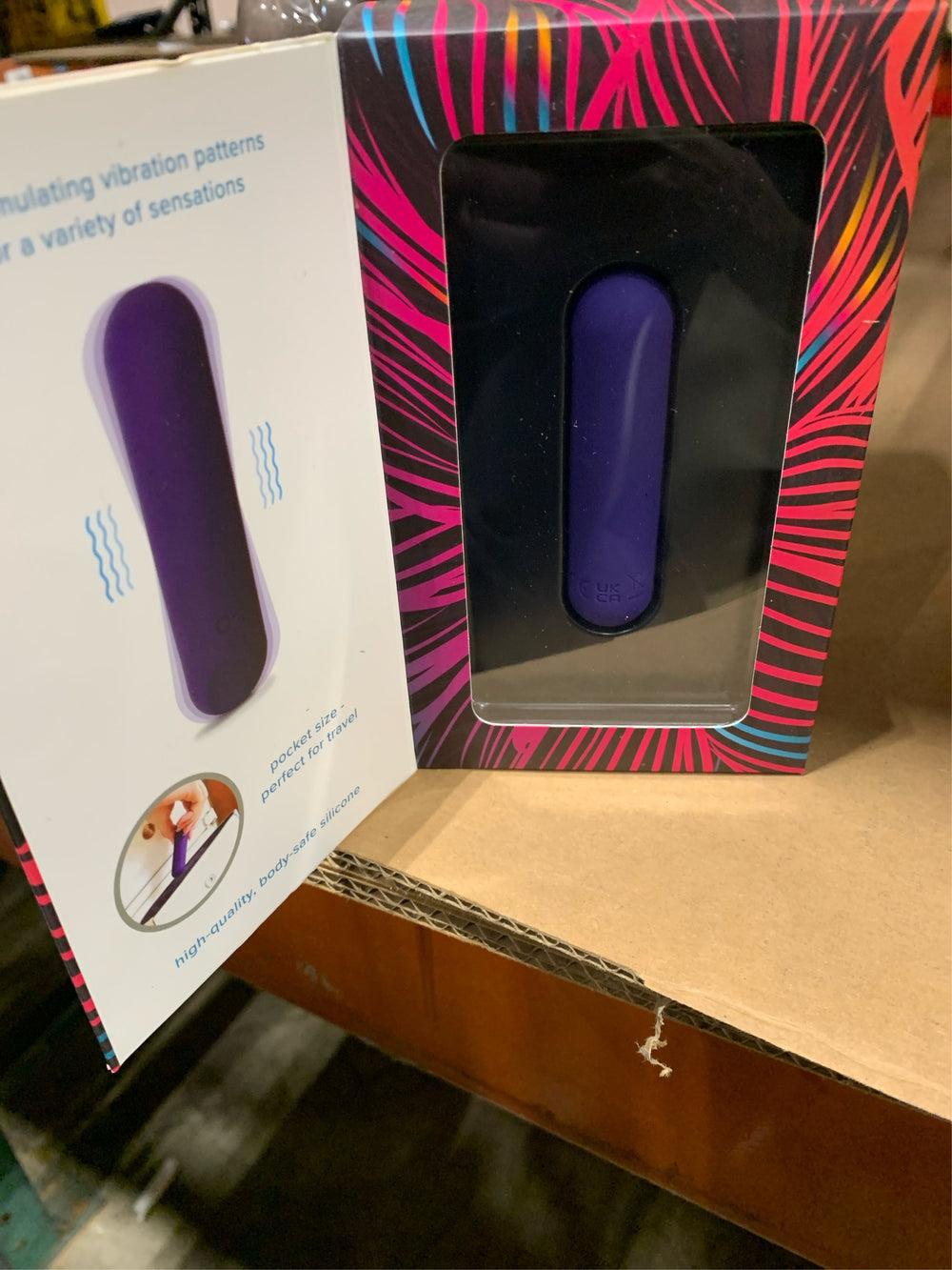 plusOne Vibrating Bullet Soft Touch Massager 10 Vibration Settings Waterproof -L4-1508