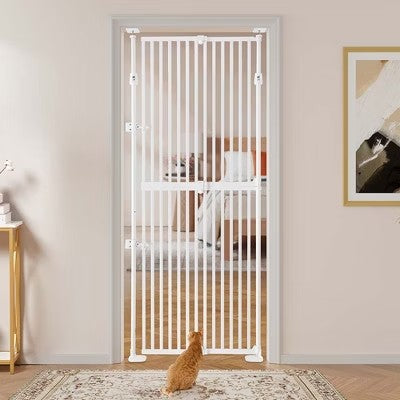 unipaws Upgraded Extra Tall Cat Gate, 29"-35"W, 75"H - A3 - 415