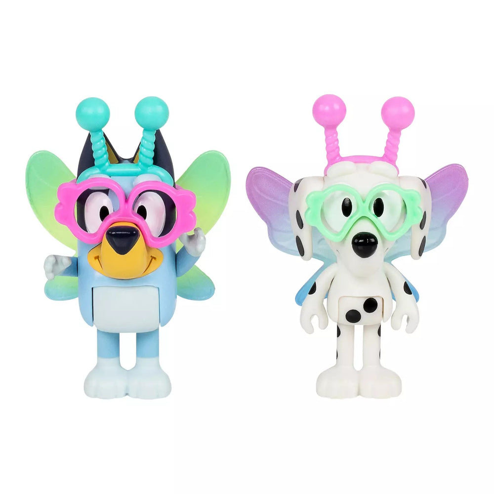 Bluey Aliens Alien Bluey and Alien Chloe Figure Set - C3 - 322