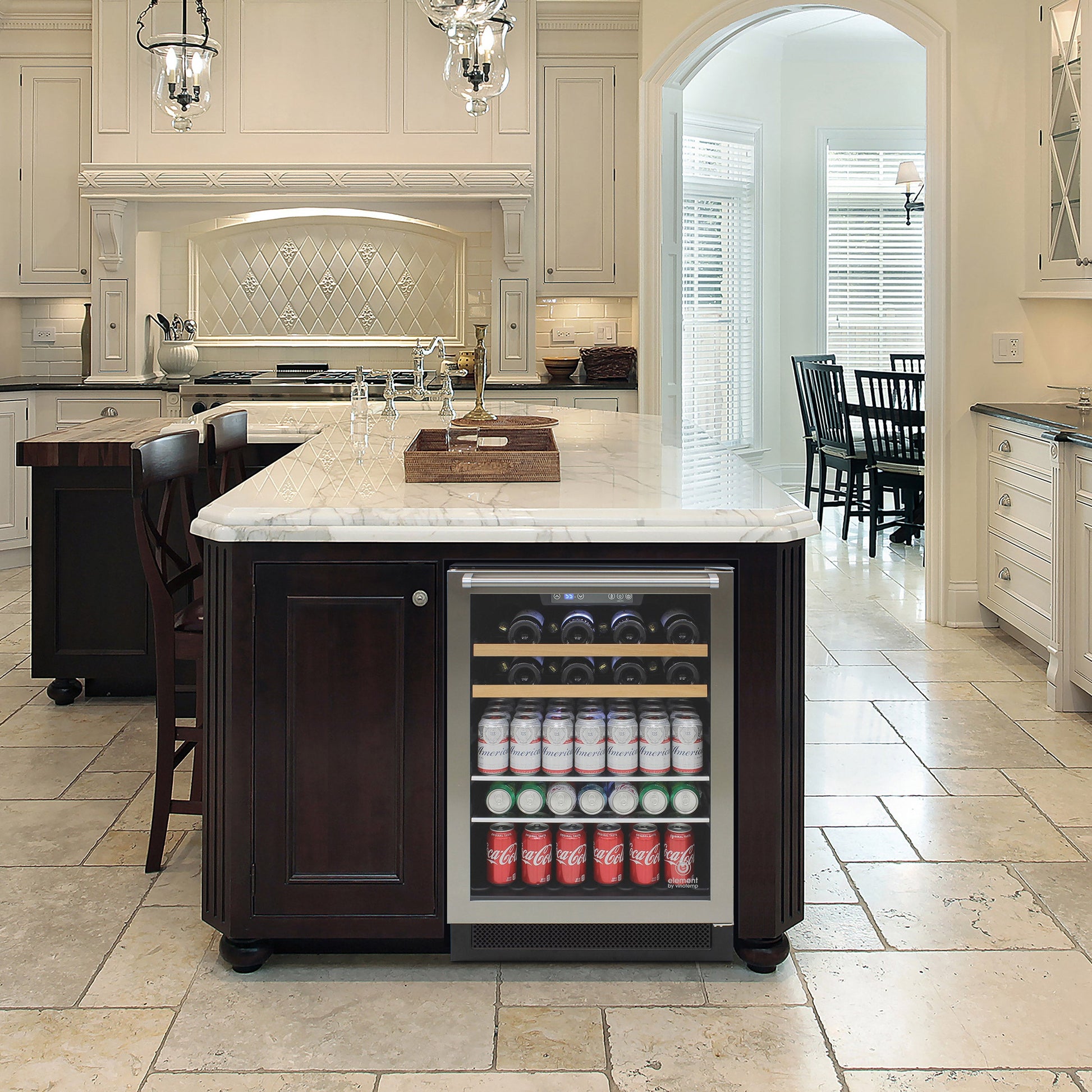 Vinotemp 24" Single Zone, Built in or Freest
