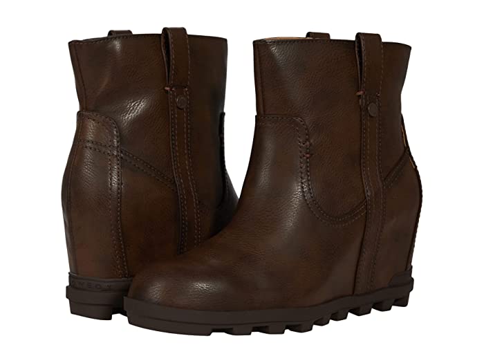 Yellow Box Shoes Women's Casual Boots BROWN - Brown Centry Wedge Boots - Women Size 8.5M - F4 - 833