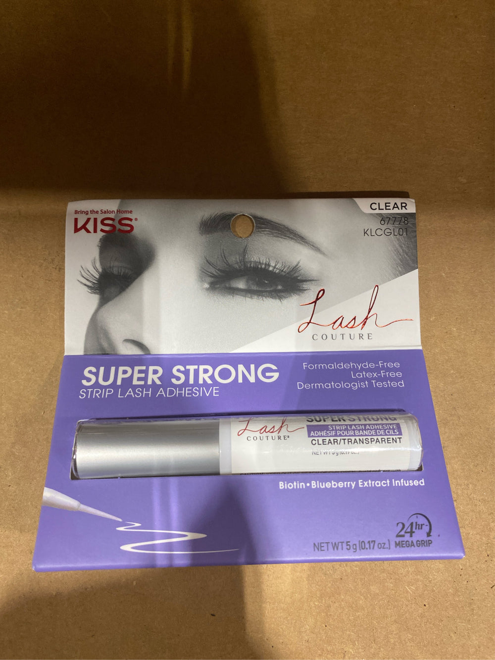 3 pac KISS Products Lash Couture Super Strong False Eyelashes Adhesive - Clear - 0.17oz - K5 - 1484