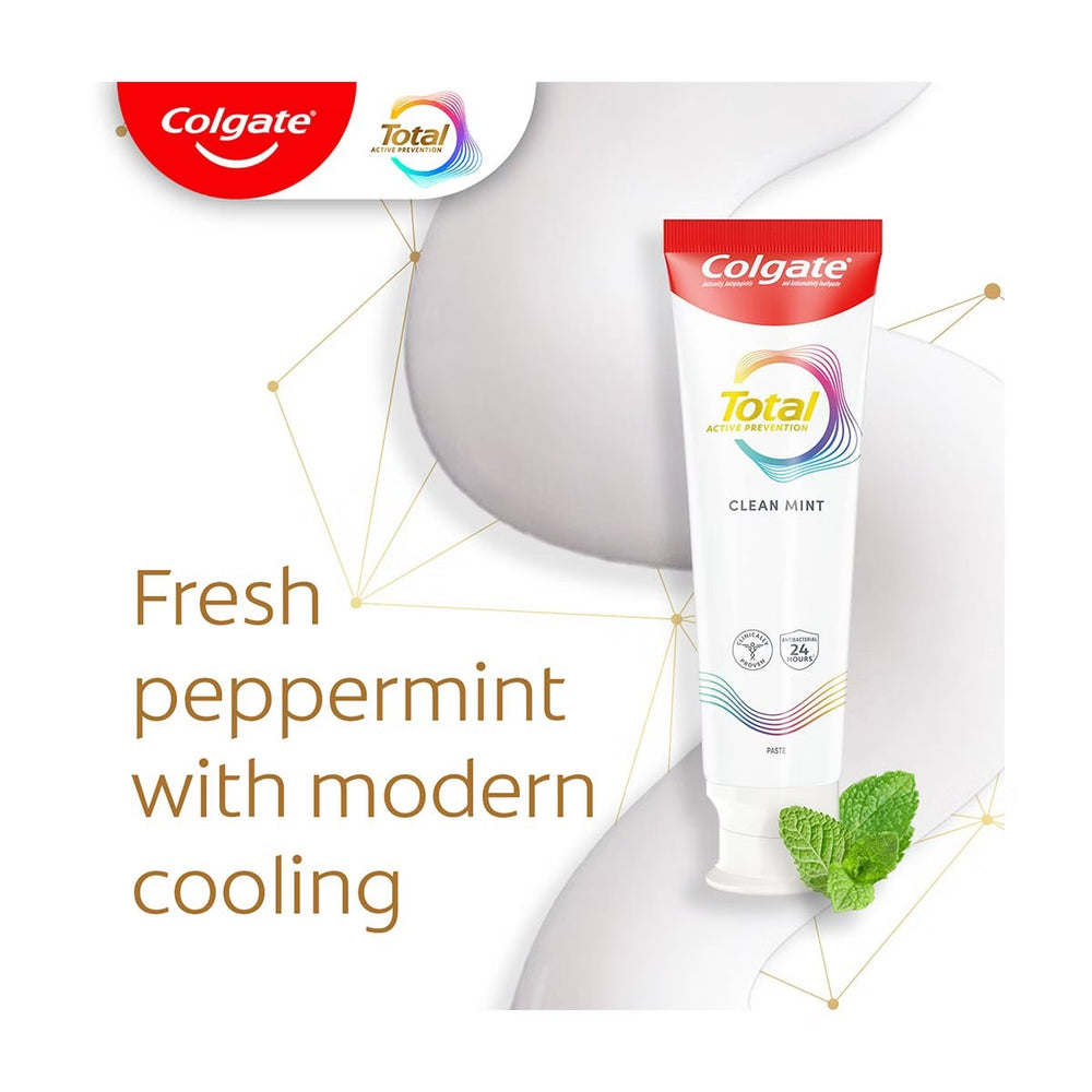 Colgate Total Active Prevention Clean Mint Toothpaste, 5.1 oz, 2 pk - C4 - 1354
