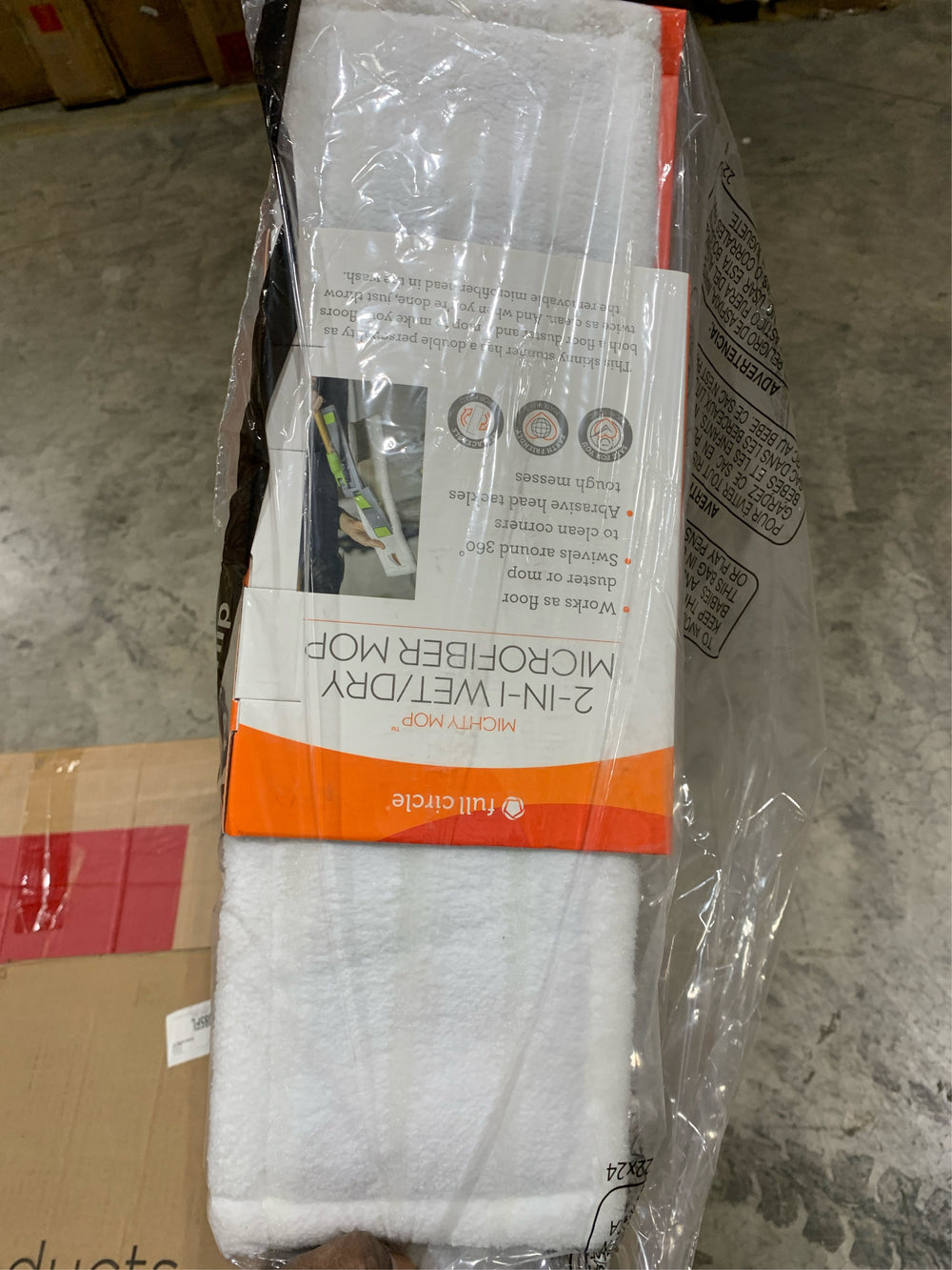 Full Circle Mighty Mop 2-in-1 Wet/Dry Microfiber Mop -C4-1053