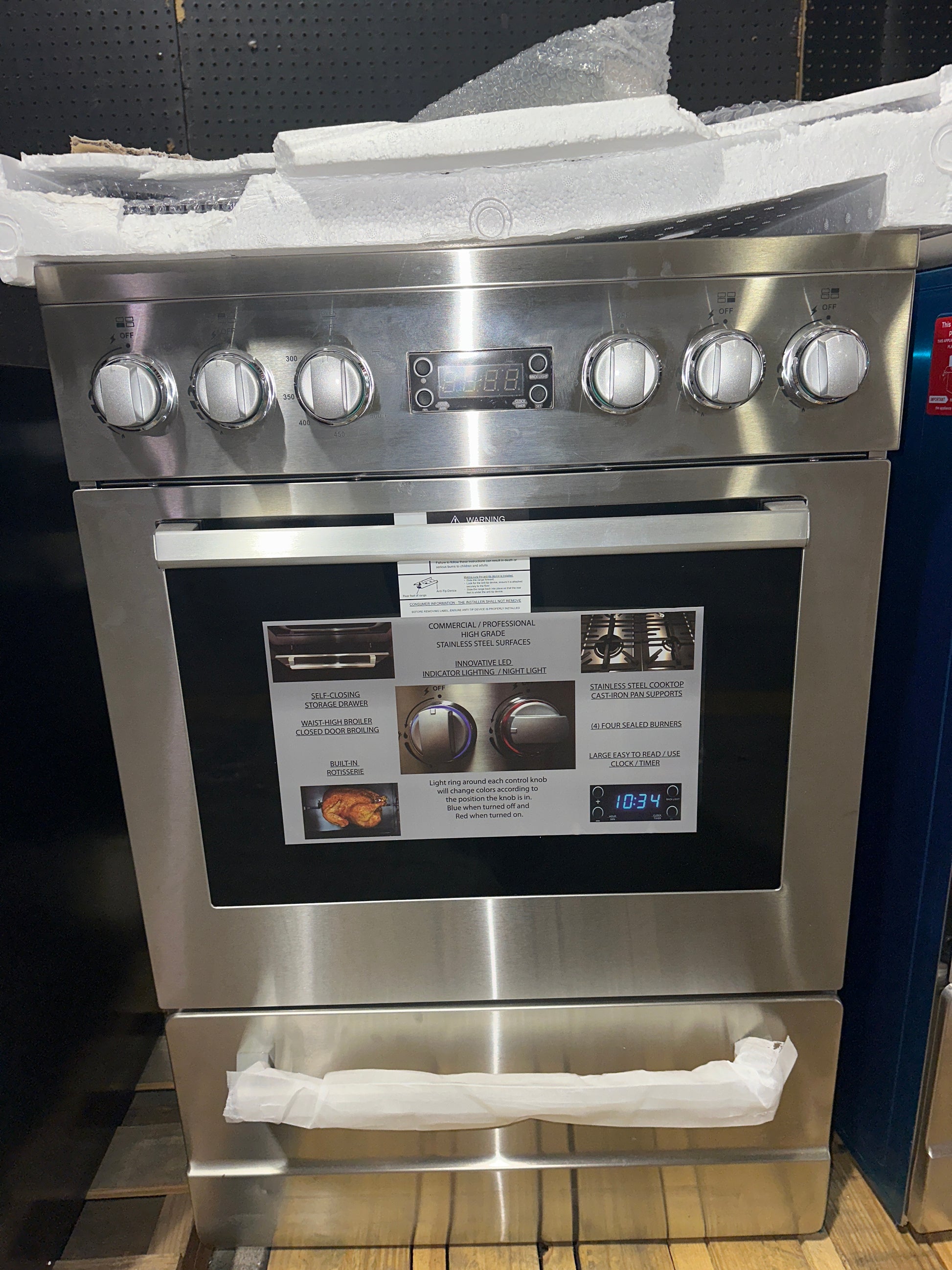 Avanti Gas Range Oven ELITE Series Compact - untested (L11)