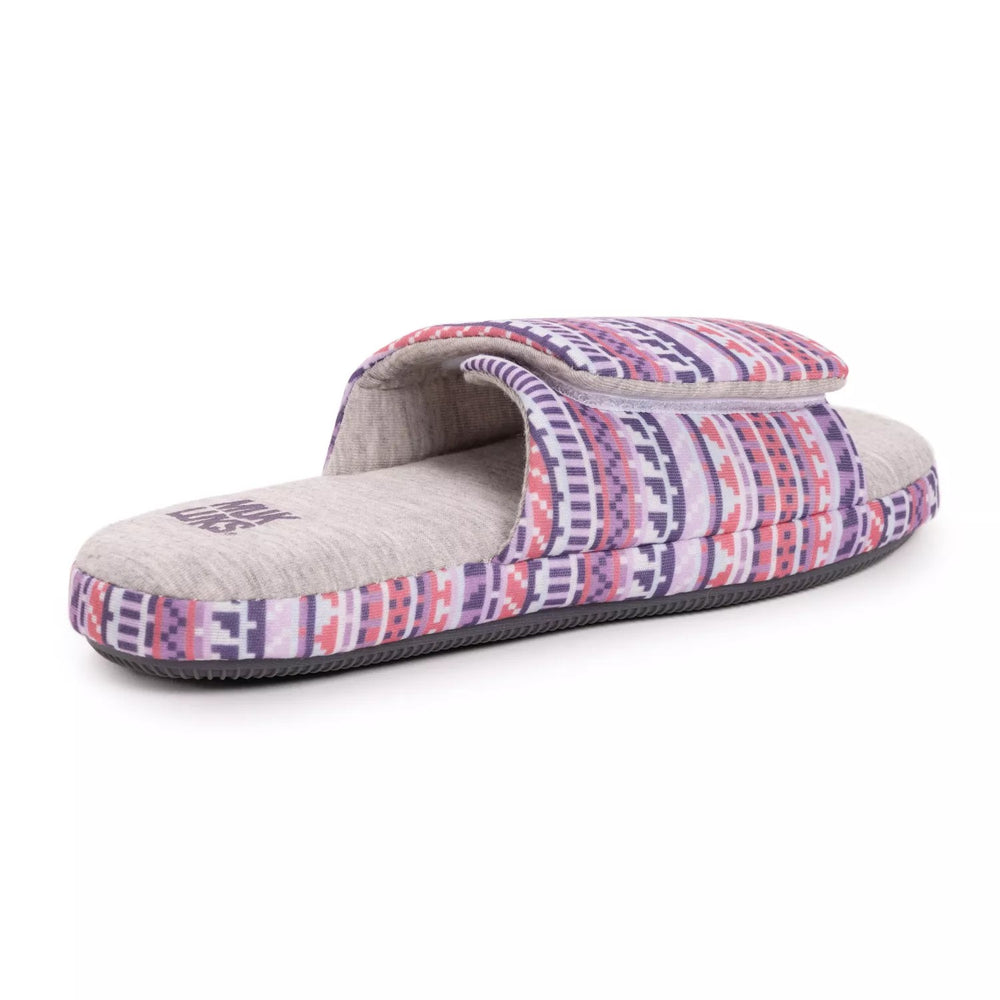 Women's MUK LUKS Ansley Jersey Slide Slippers size large -B2-0439