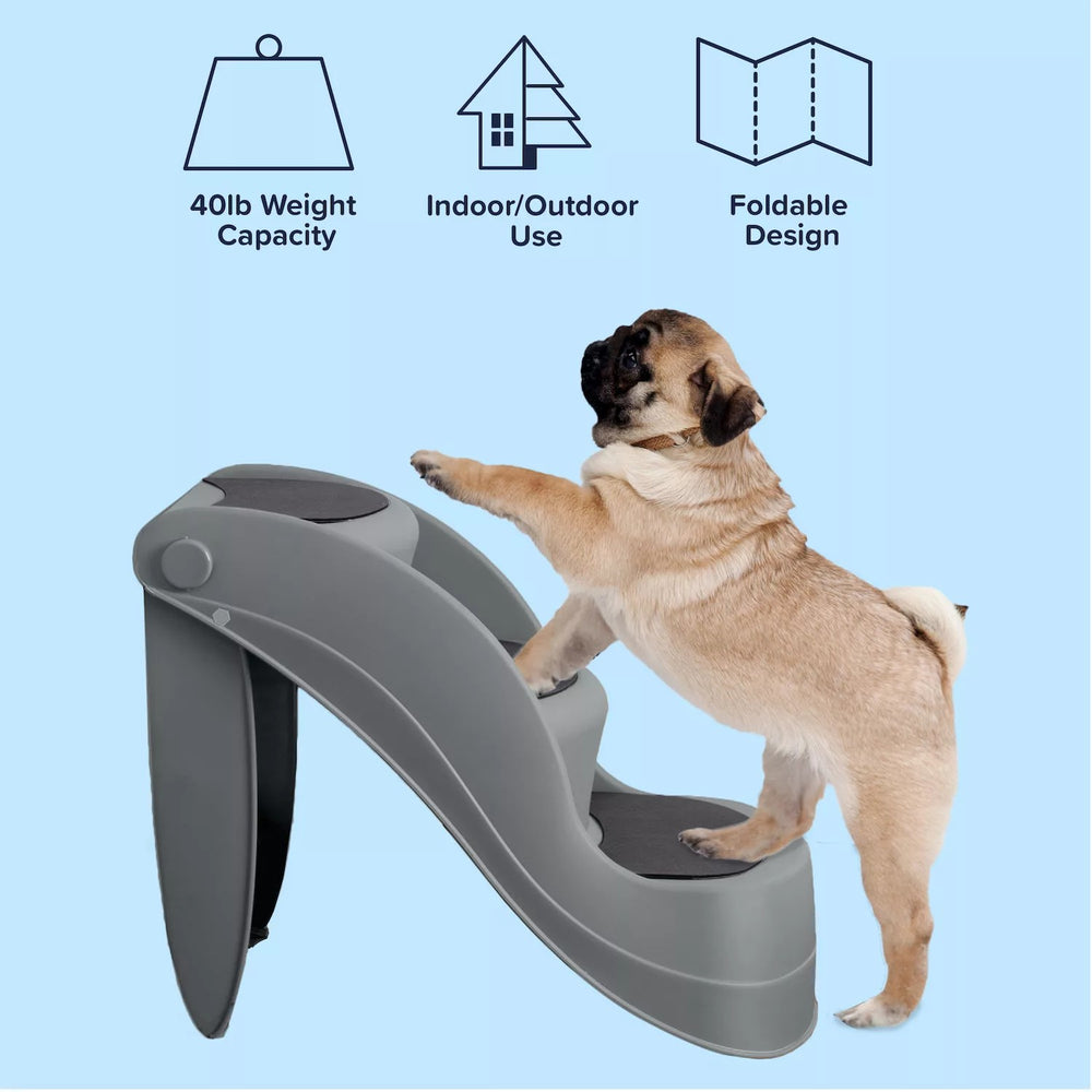 PetMaker 3-Step Pet Stairs for Small Dogs - F11 - 193
