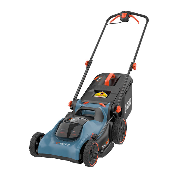 SENIX 2X2 40-volt, 19-in Push Battery Walk Mower with (2) 5 Ah Batteries Included 1786