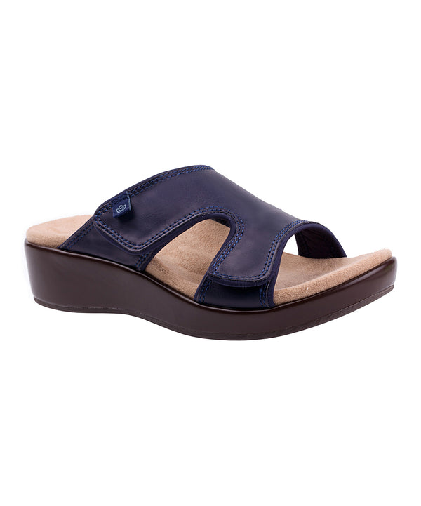 Spenco Women's Sandals PEACOAT - Peacoat Blue Karla Wedge Sandal - Women Size 7M - A11 - 1578