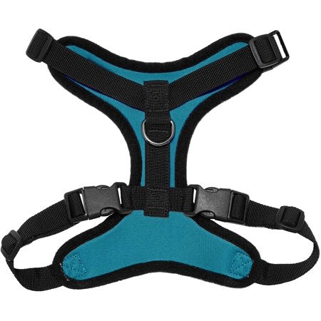 Voyager Step-In Lock Pet Harness - All Weather Mesh, Adjustable Step In Harness for Cats and Dogs by Best Pet Supplies - Turquoise/Black Trim, S - F2 - 1940